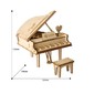 puzzle 3d piano dimensions