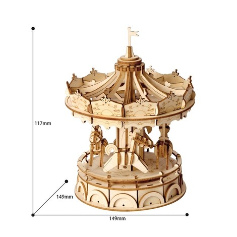 puzzle 3d manège