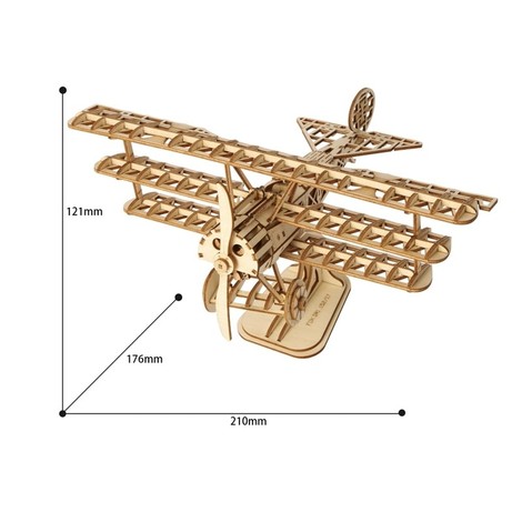 puzzle 3d avion dimensions