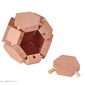 casse tête en bois boule hexagonale