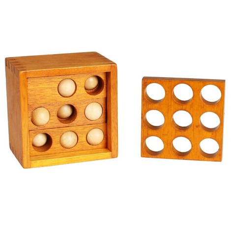 jeux en bois boîte à boule