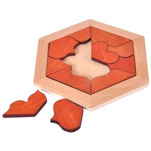 jeux en bois tangram fleur