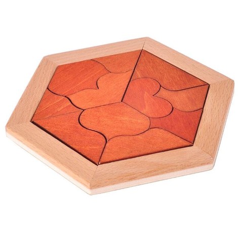 jeux en bois tangram fleur