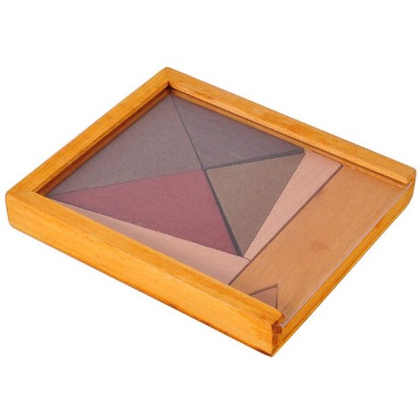 casse tête en bois tangram polygone
