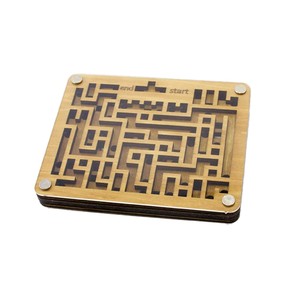 jeux en bois labyrinthe bille