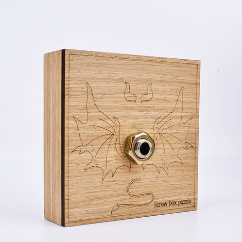 casse tête en bois dragon boulon