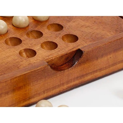 jeux en bois solitaire carré