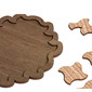 jeux en bois puzzle arrondi