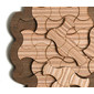 jeux en bois puzzle arrondi