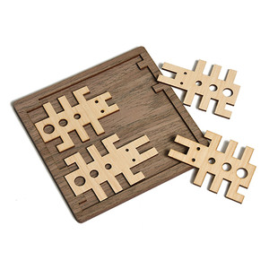 tangram en bois insecte