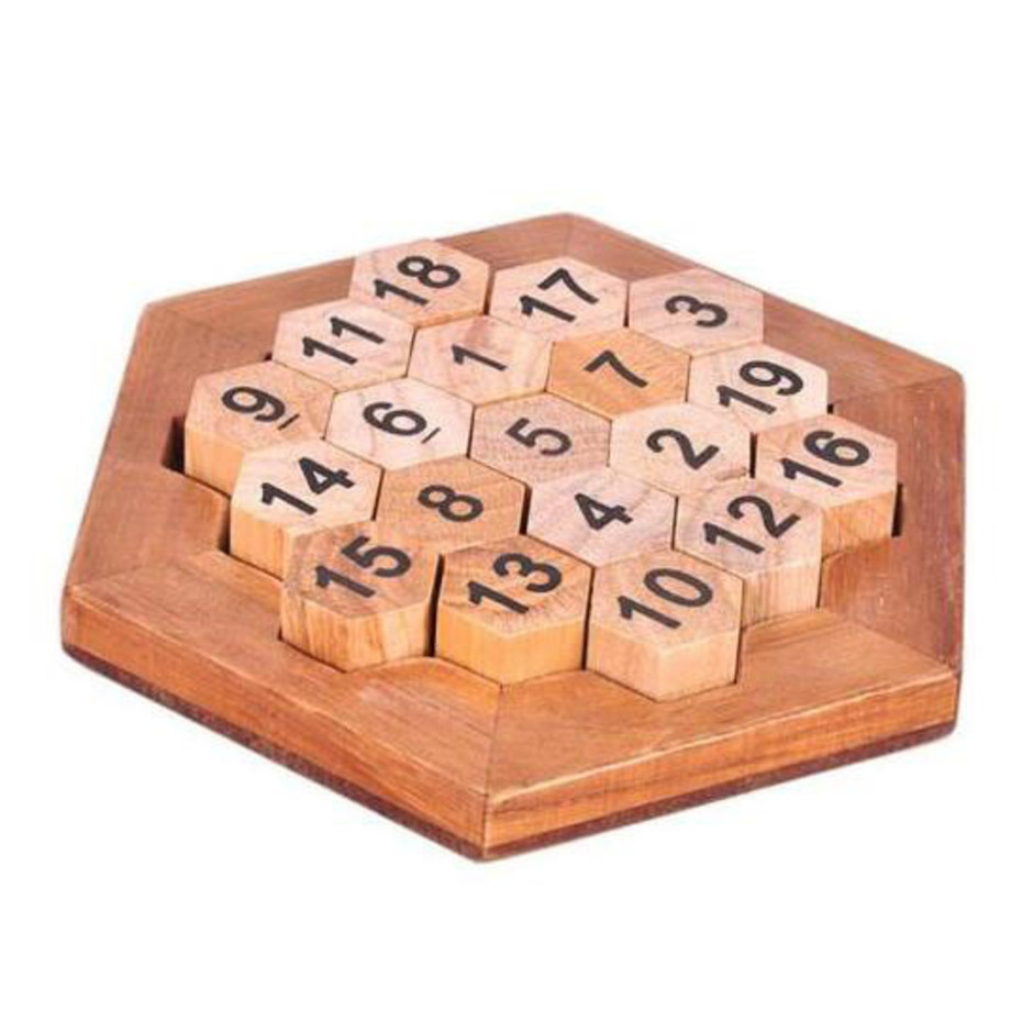 Casse-tête en bois Aristote Numbers Puzzle