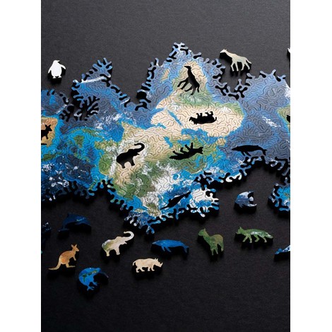 TERRE, PUZZLE EN BOIS IQ Extraordinaire, Série PLANÈTE