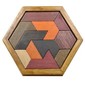 jeux en bois tangram hexagonal