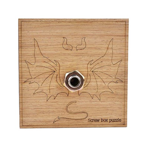 casse tête en bois dragon boulon