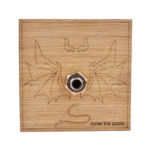 casse tête en bois dragon boulon