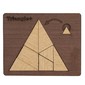 tangram en bois triangle