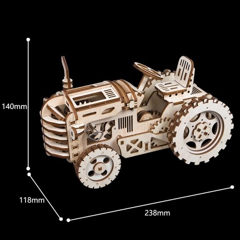 puzzle 3d tracteur