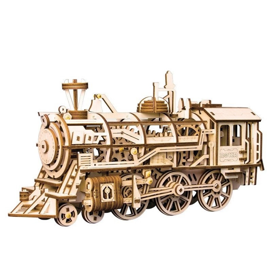 puzzle 3d locomotive