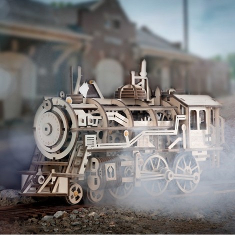 puzzle 3d locomotive