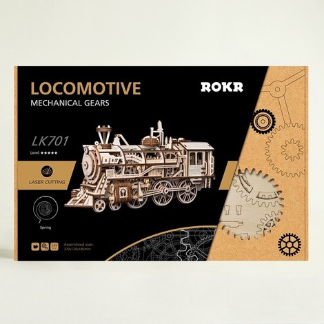 puzzle 3d locomotive