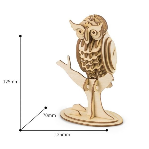 Puzzle 3D - Chouette – Image 2