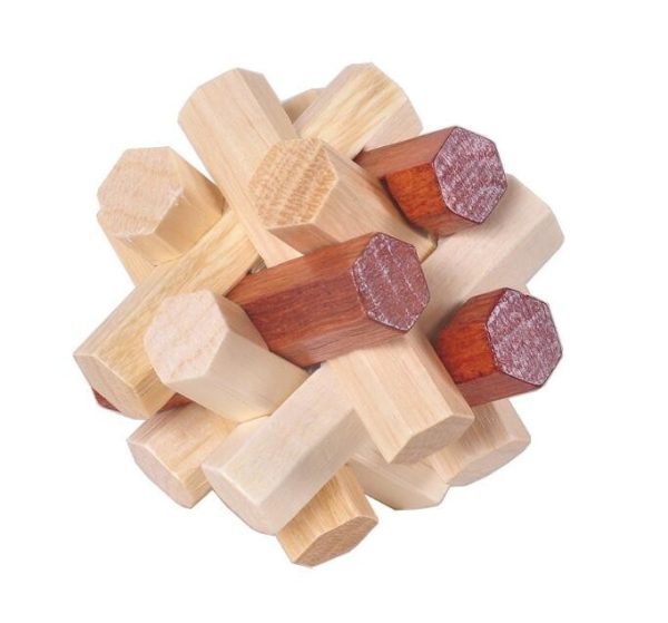 Casse Tête en Bois - Hexagone 12 pièces – Image 2