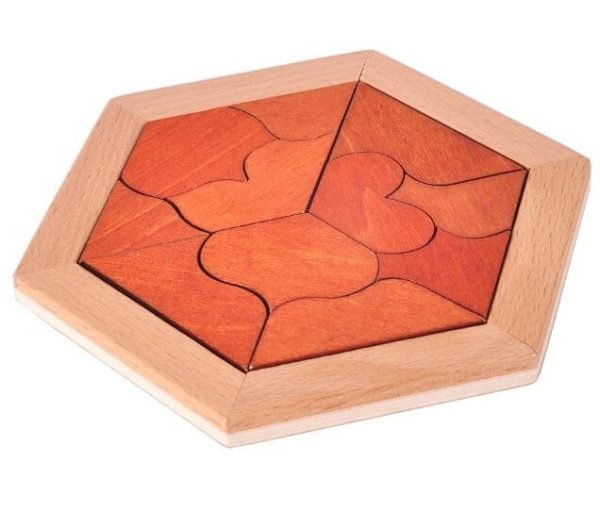 Jeux en Bois - Tangram Fleur – Image 3