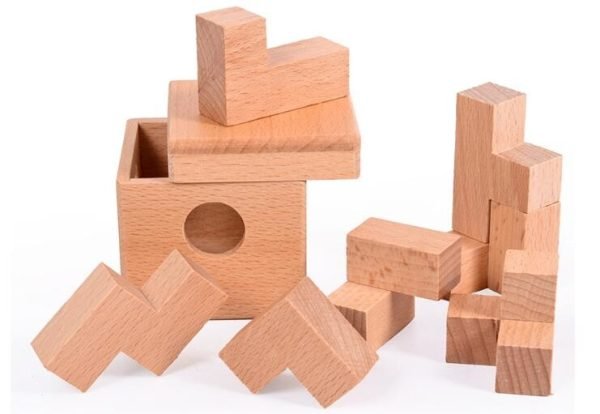 Casse Tête en Bois - Boîte Cube 3x3 – Image 3