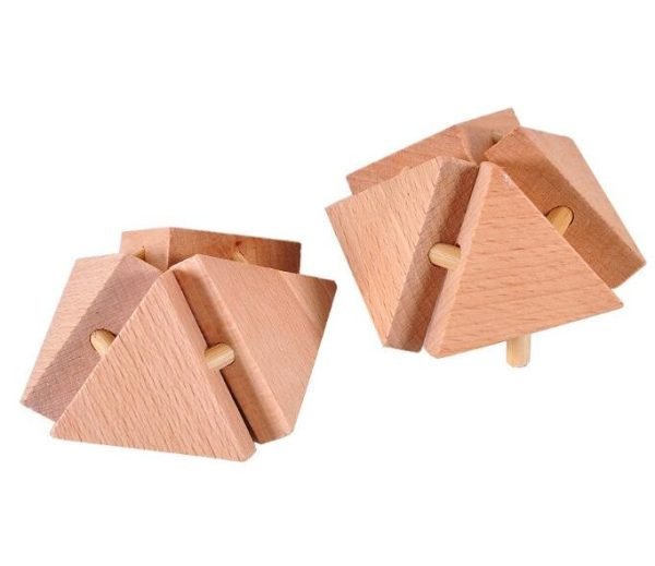 Casse Tête en Bois - Triangle Boule – Image 3