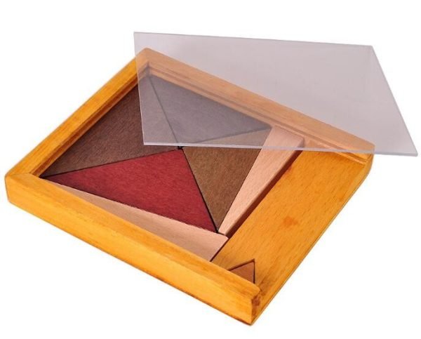Casse Tête en Bois - Tangram Polygone