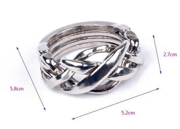 Casse Tête en Métal - Bague – Image 2