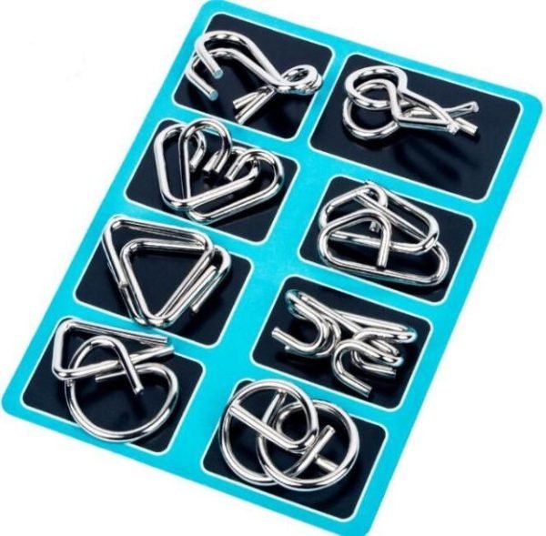 Coffret Casse Tête Métal - 8 Casse-tête intermédiaire