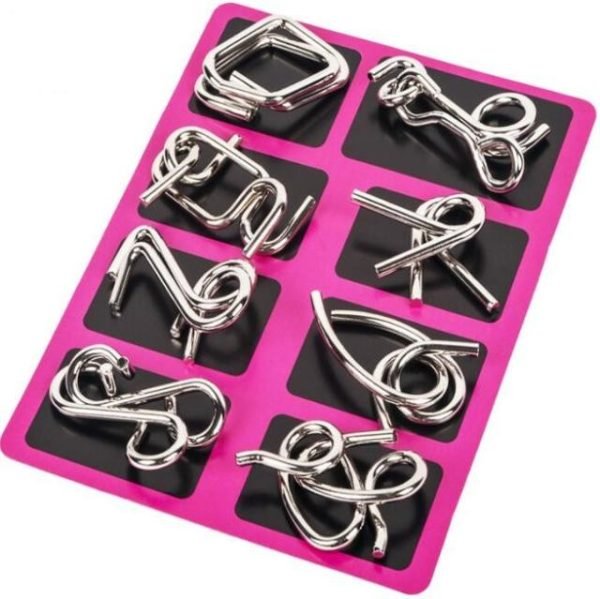 Coffret Casse Tête Métal - 8 Casse-tête expert