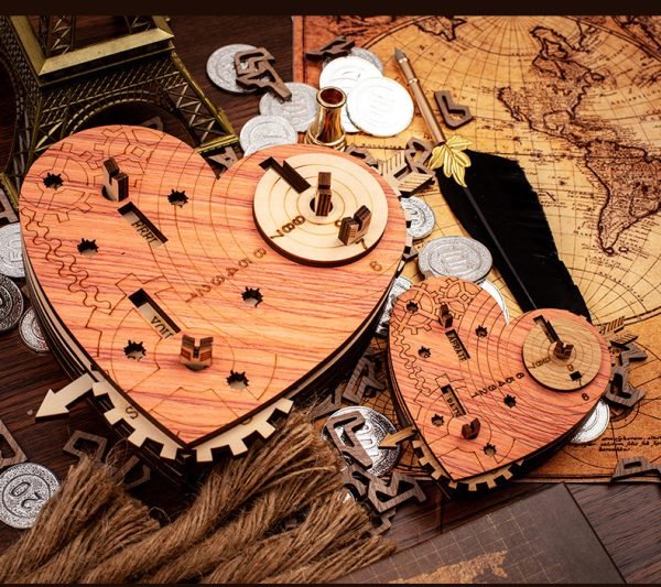 Casse Tête en Bois - Cœur love box – Image 4