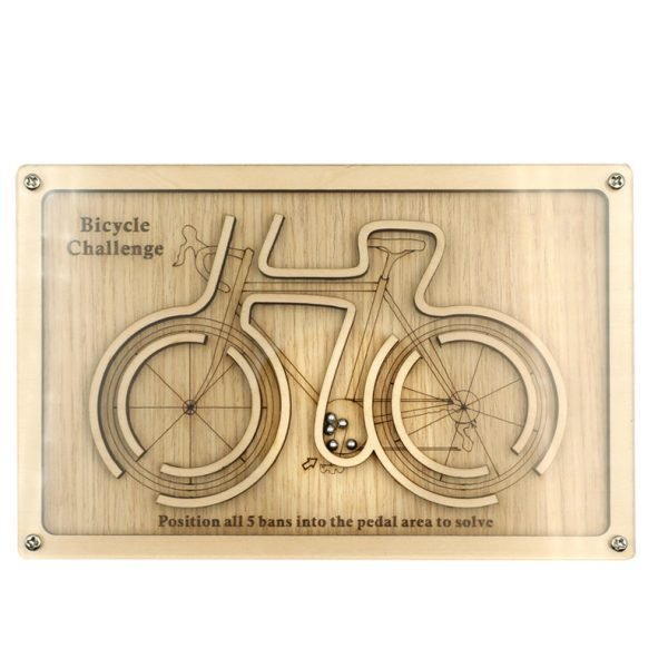 Casse Tête en Bois - Vélo & billes