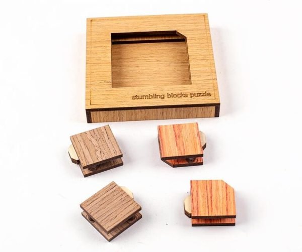 Casse Tête en Bois - Carré – Image 3