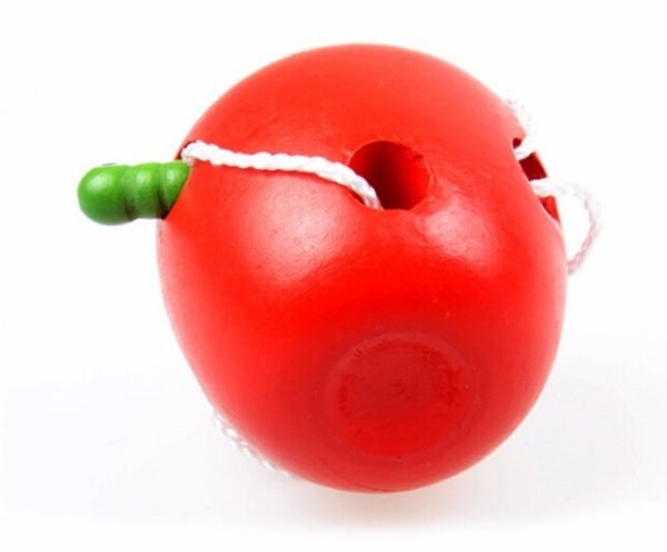 Casse Tête en Bois - Pomme & ver – Image 3