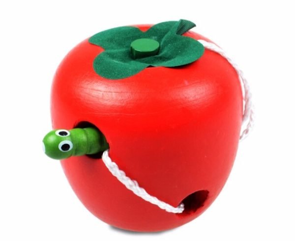 Casse Tête en Bois - Pomme & ver