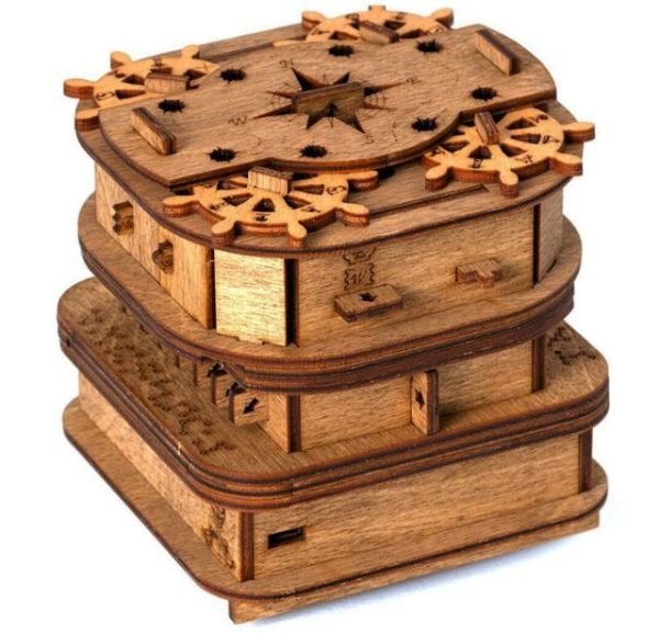 Casse Tête en Bois - Boîte plusieurs niveaux