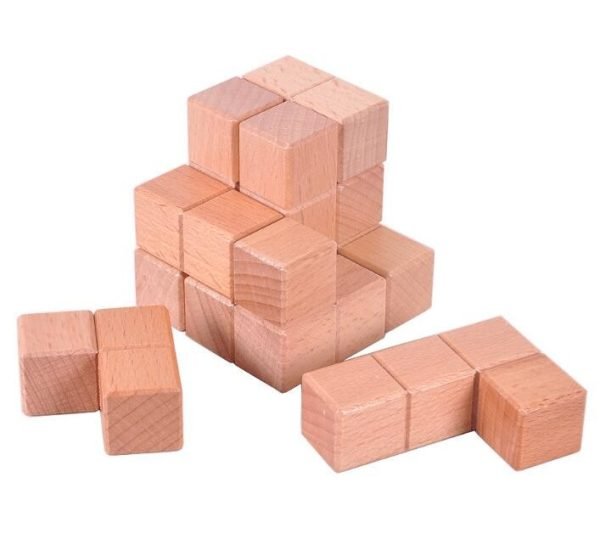 Casse Tête en Bois - Cube en bois – Image 4