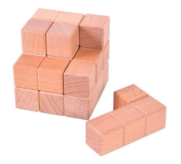 Casse Tête en Bois - Cube en bois