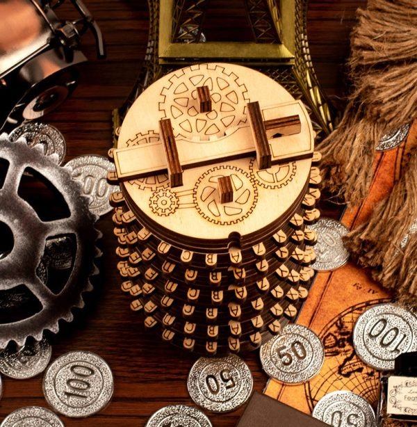 Casse Tête en Bois - Cryptex