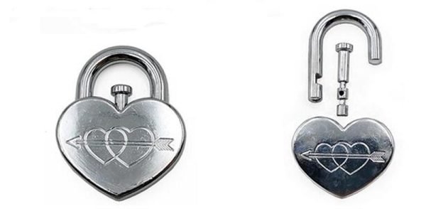 Casse Tête en Métal - Cadenas cœur – Image 2