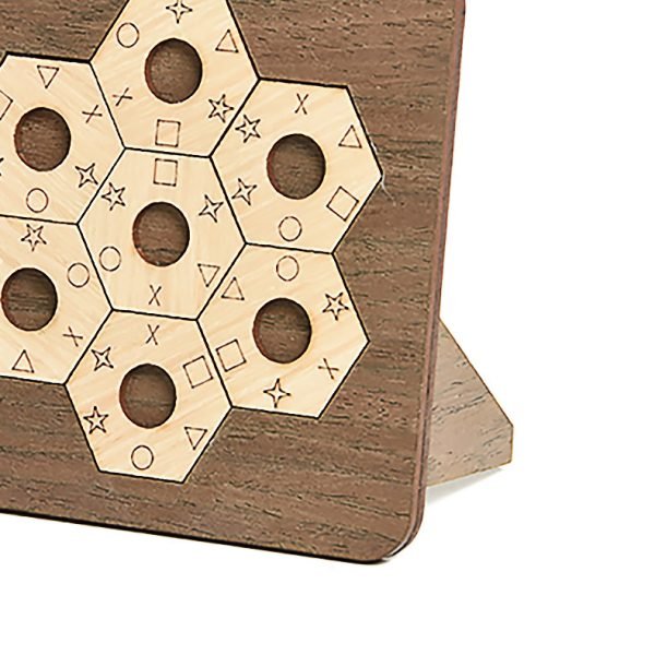 Jeux en Bois - Puzzle Hexagone Formes – Image 2