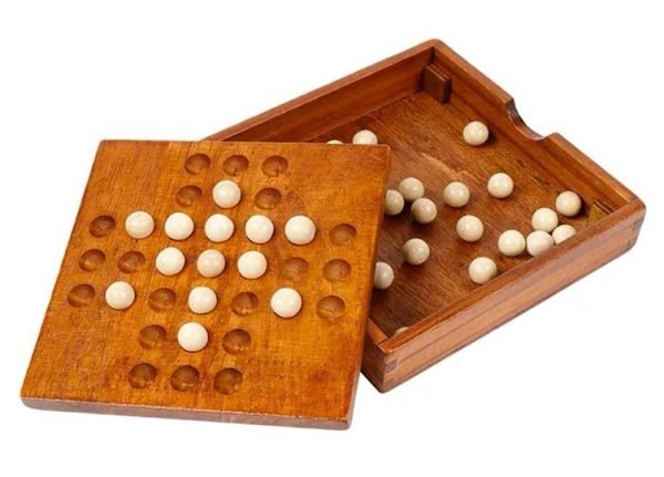 Jeux en Bois - Solitaire Carré