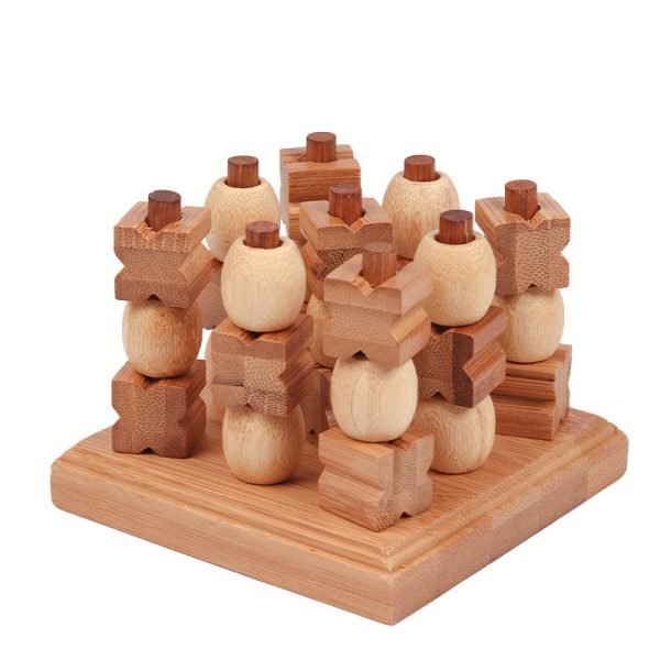 Jeux en Bois - Morpion 3D