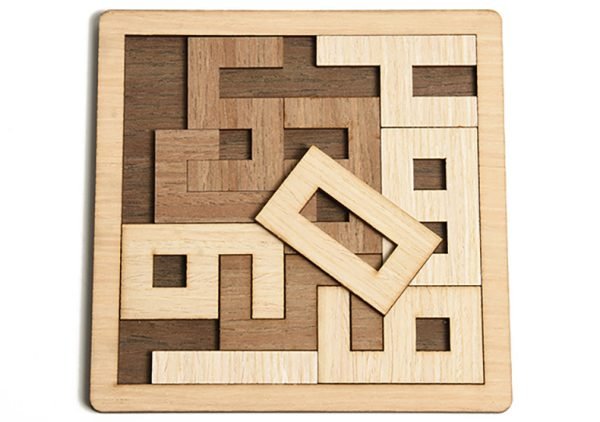 Tangram en Bois - Chiffres