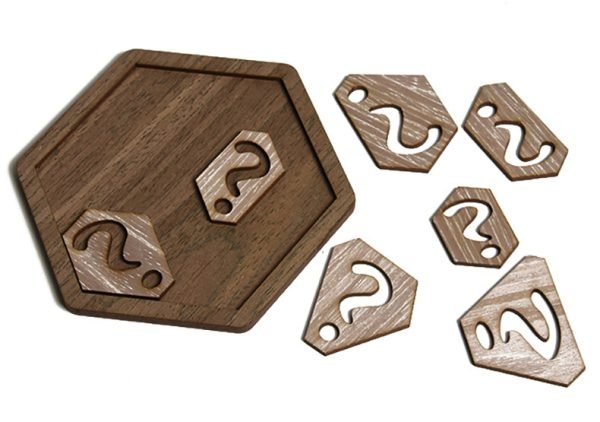 Tangram en Bois - Points d'interrogation – Image 3