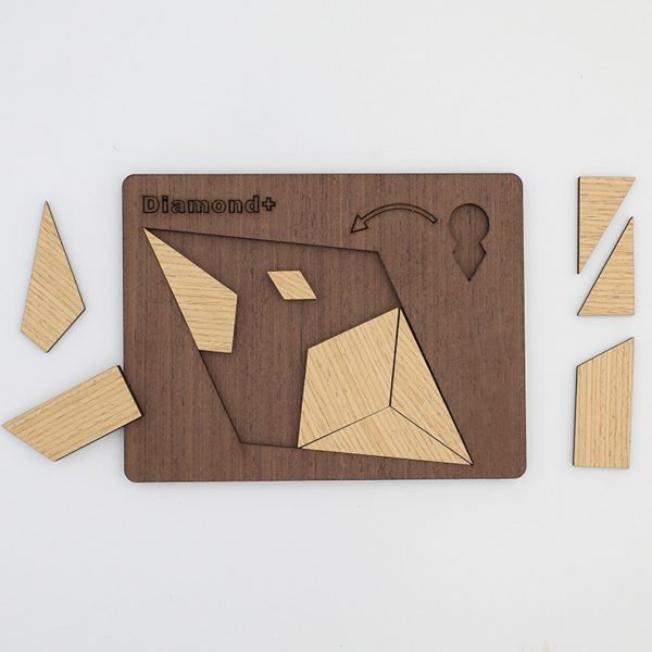 Tangram en Bois - Losange – Image 2