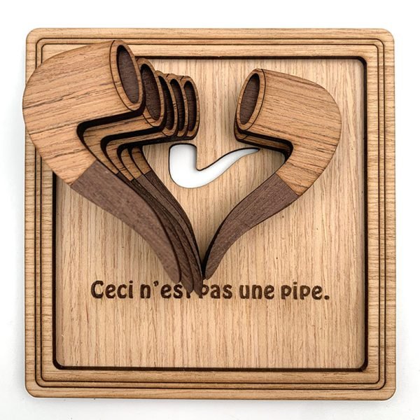 Tangram en Bois - Pipe